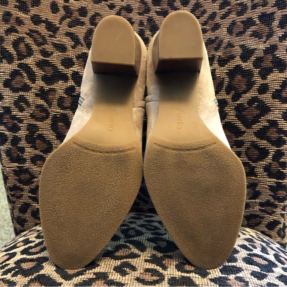Franco Sarto L-Delancy Suede Ankle Boot - Mushroom, Size 9 - Picture 6 of 8